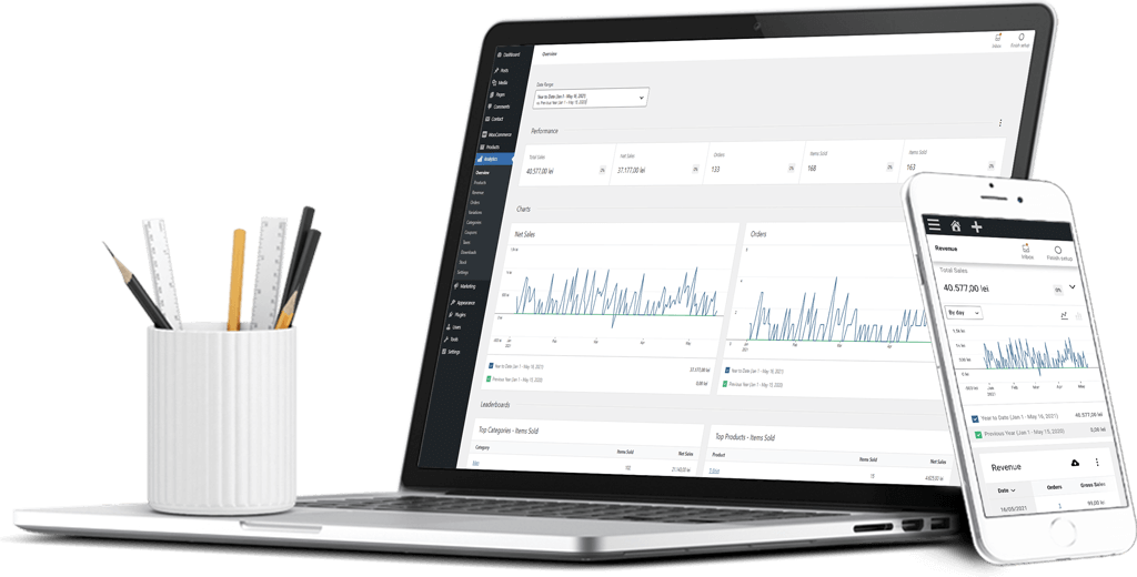 panou de administrare website